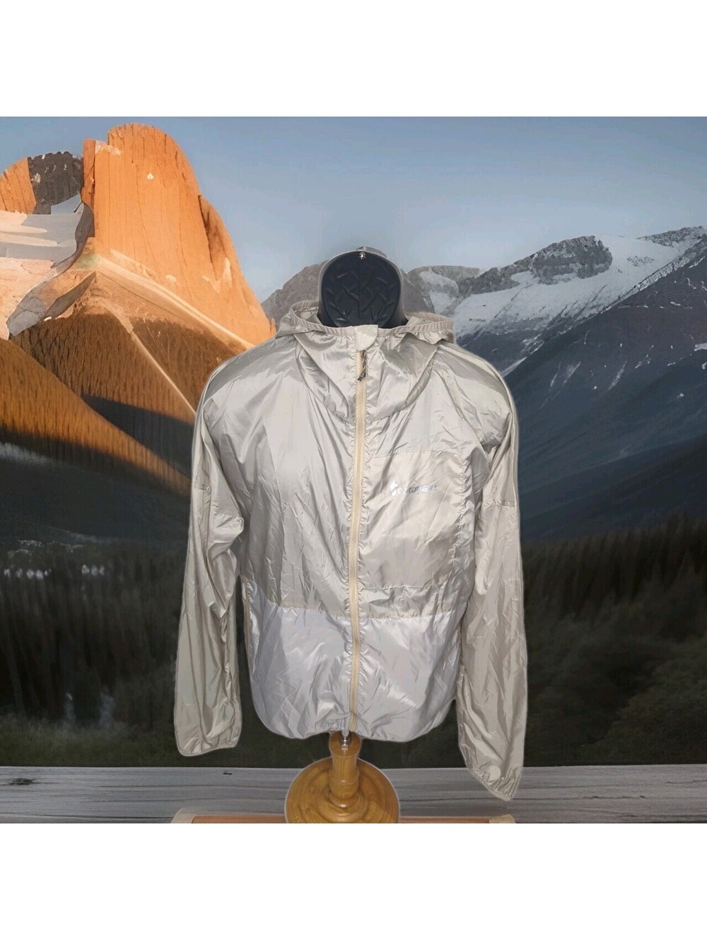 Cotopaxi Teca Technical Windbreaker Jacket Mens Large Womens XL Packable Hooded